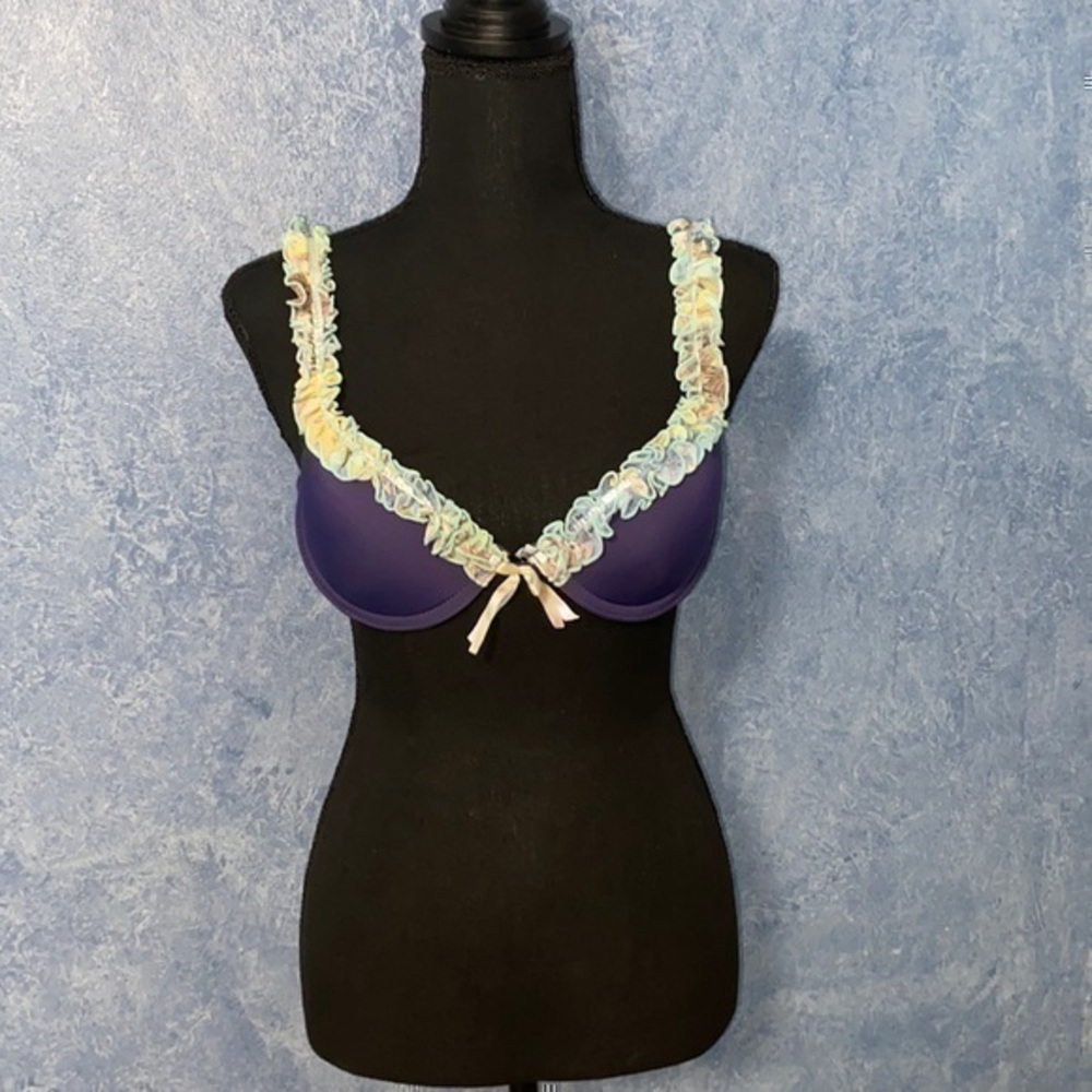 Flor Viva bra with ruffles